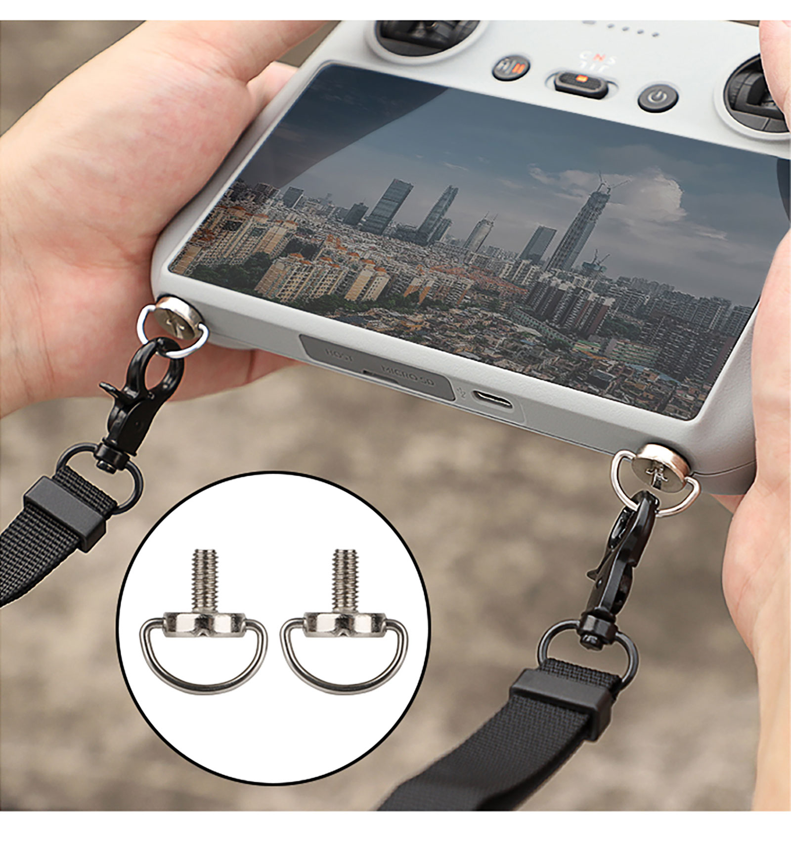 Drone Rc Controller Belt - Lanière de cou pour télécommande DJI