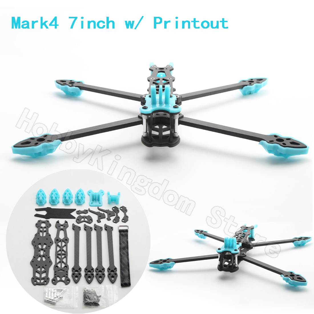 Carbon Fiber Drone Arm - Mark4-Cadre de importateur FPV de 7