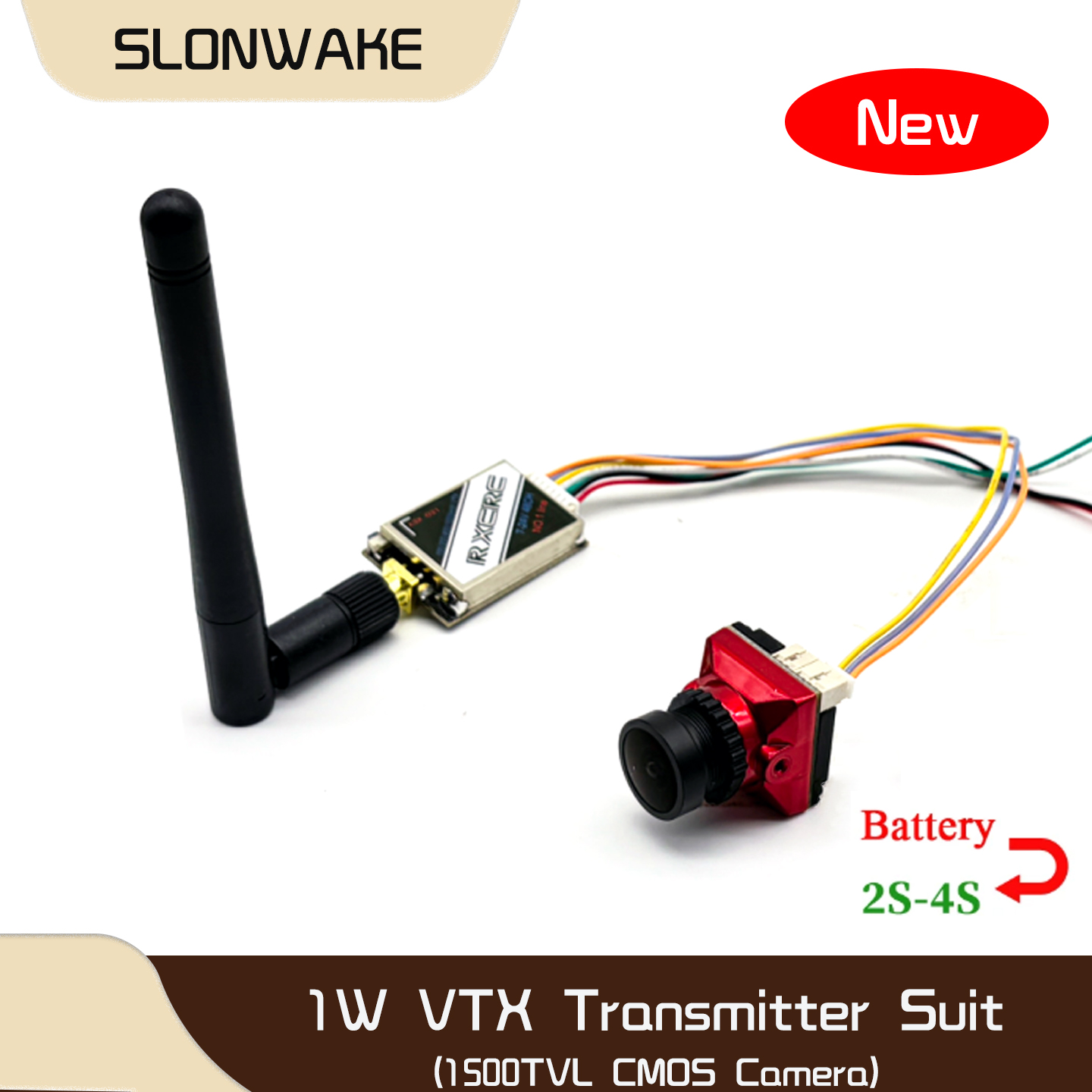 Drone Rc Remote Control - Transmetteur vidéo réglable SLONWAKE 5.8G 48CH