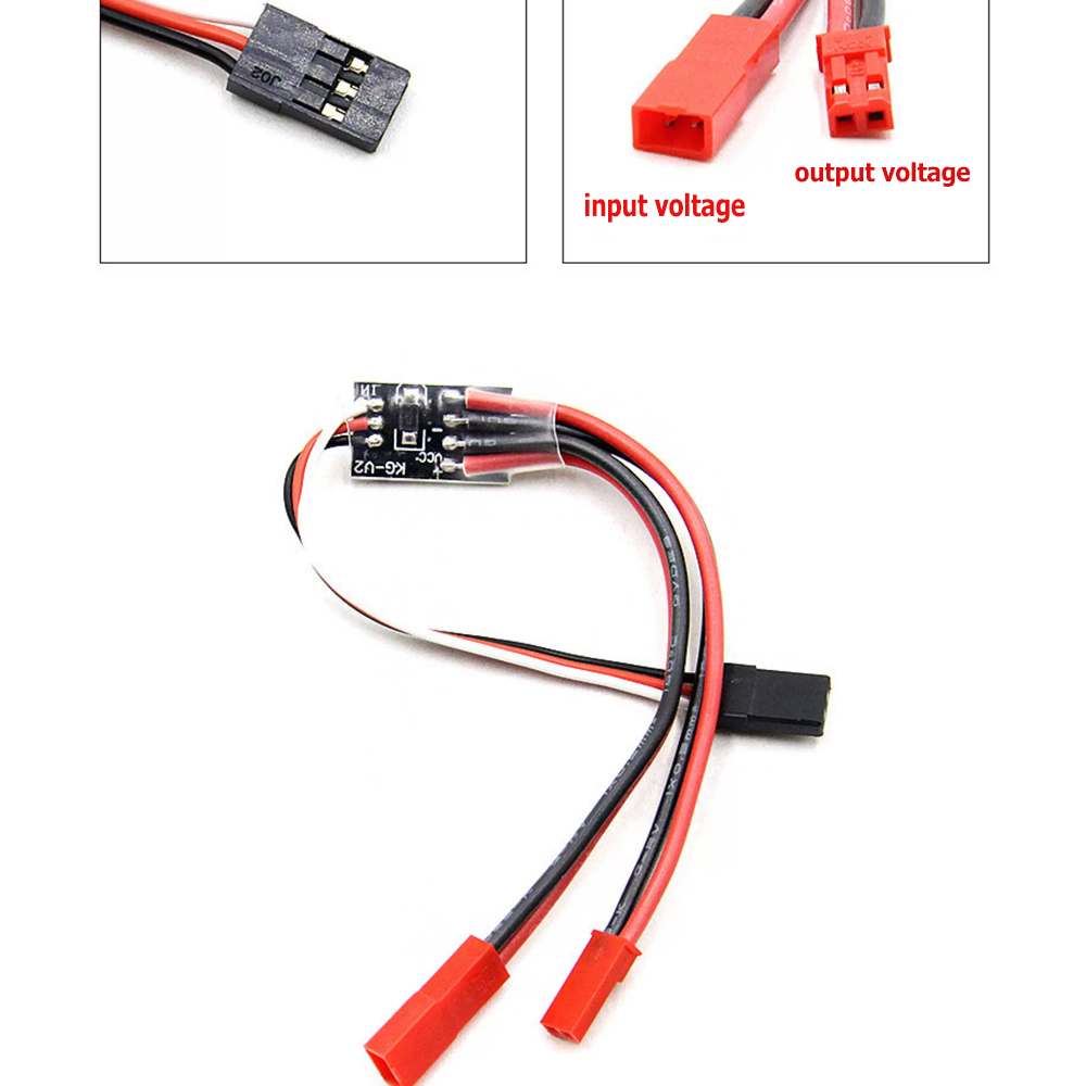 Rc Airplane Drone - 2-20A Haute Courant Télécommande Électronique Commutateur