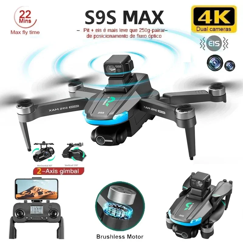 Nouveau S9S MAX MINI Drone 4K  - Drone Rc Gps avis et prix