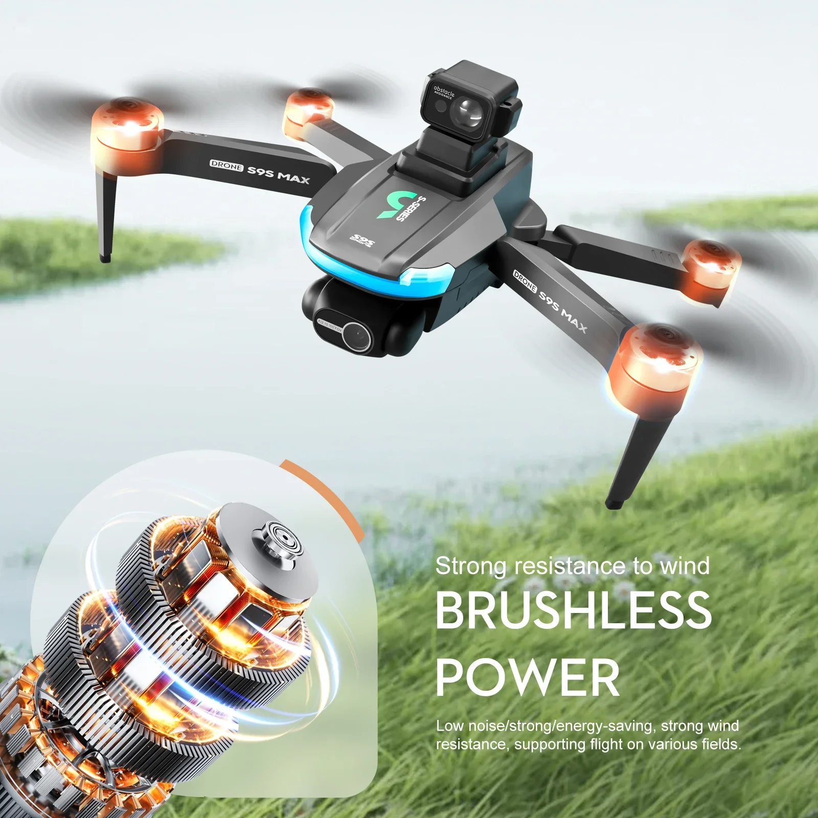 Nouveau S9S MAX MINI Drone 4K  - Drone Rc Gps avis et prix