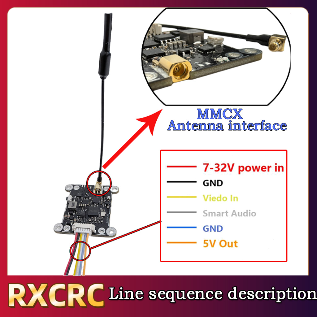RXCRC 5.8G Module 48CH 1.6W VT - Rc Airplane Drone avis et prix