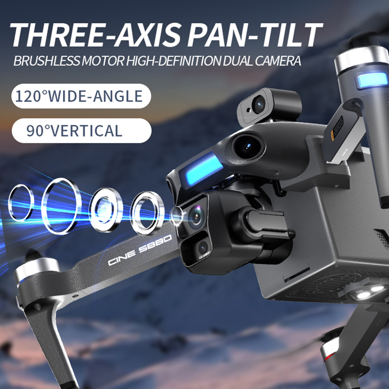 Nouveau drone 8K à double camé - Drone Rc Gps avis et prix