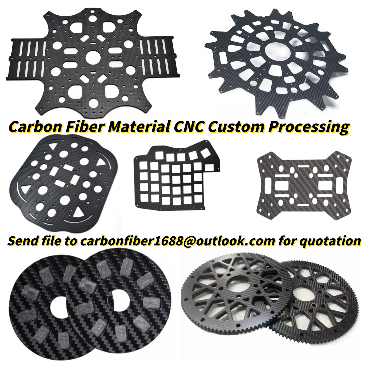 Plaque en fibre de carbone pou - Carbon Fiber Drone Arm avis et prix