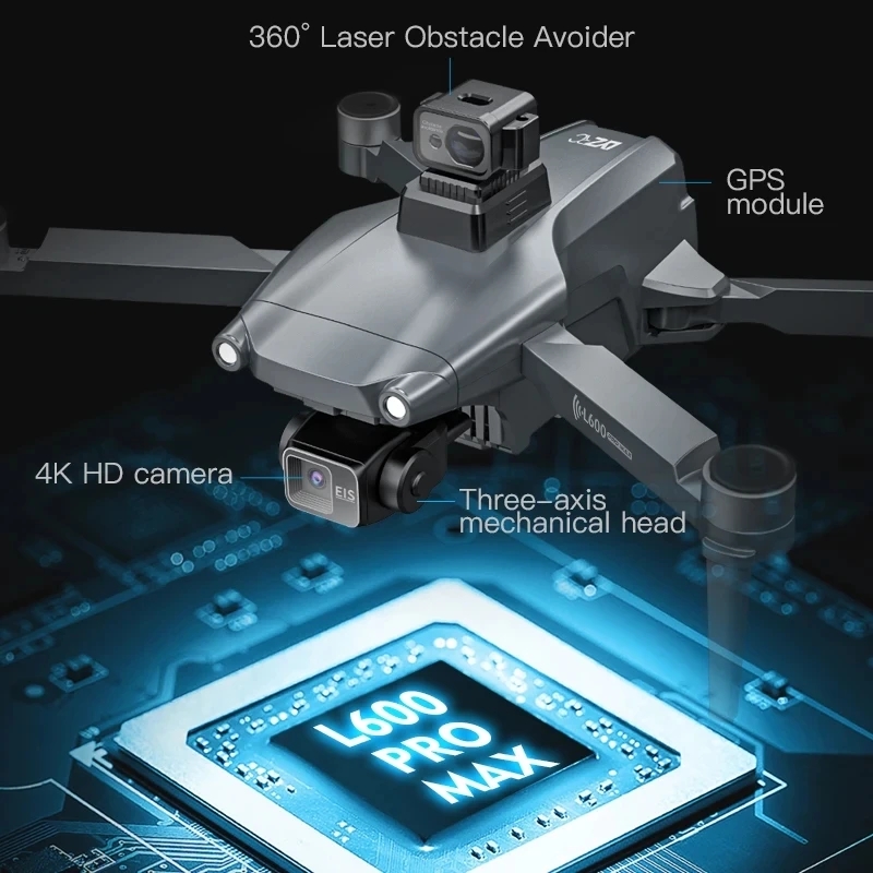 Drone GPS professionnel L600 P - Drone Rc Gps avis et prix